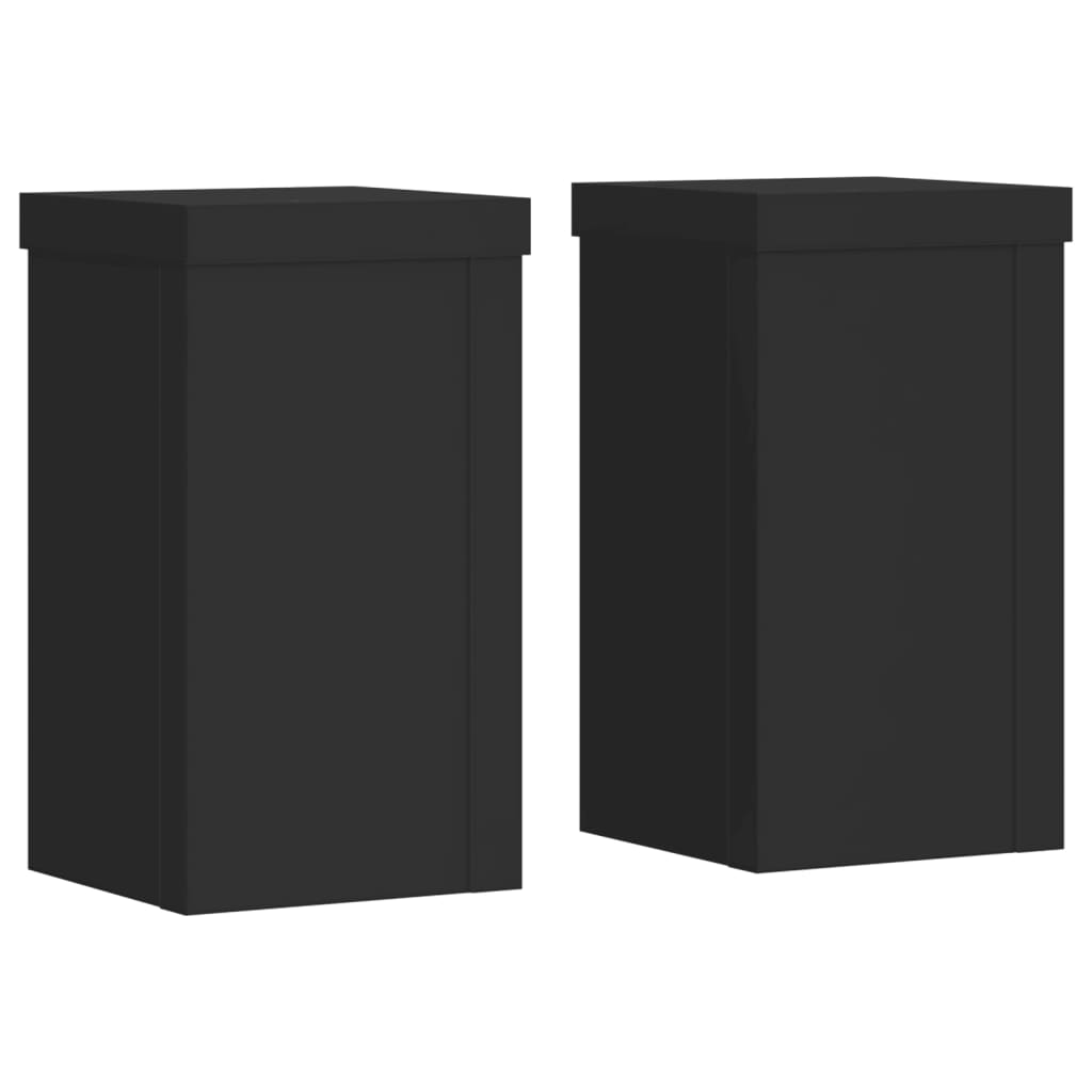 Suportes p/ plantas 2 pcs 10x10x18 cm derivados madeira branco