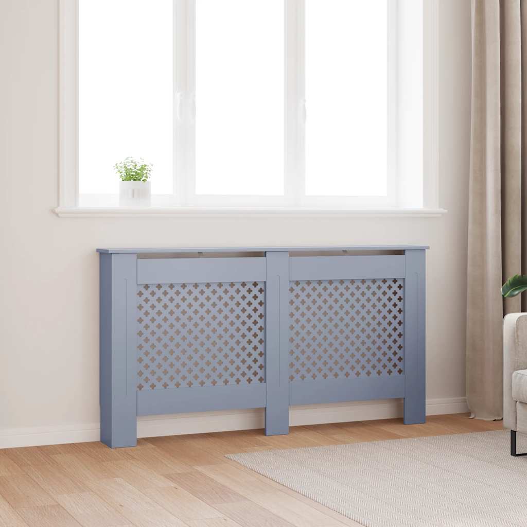 Cobertura de radiador 152x19x81,5 cm MDF antracite