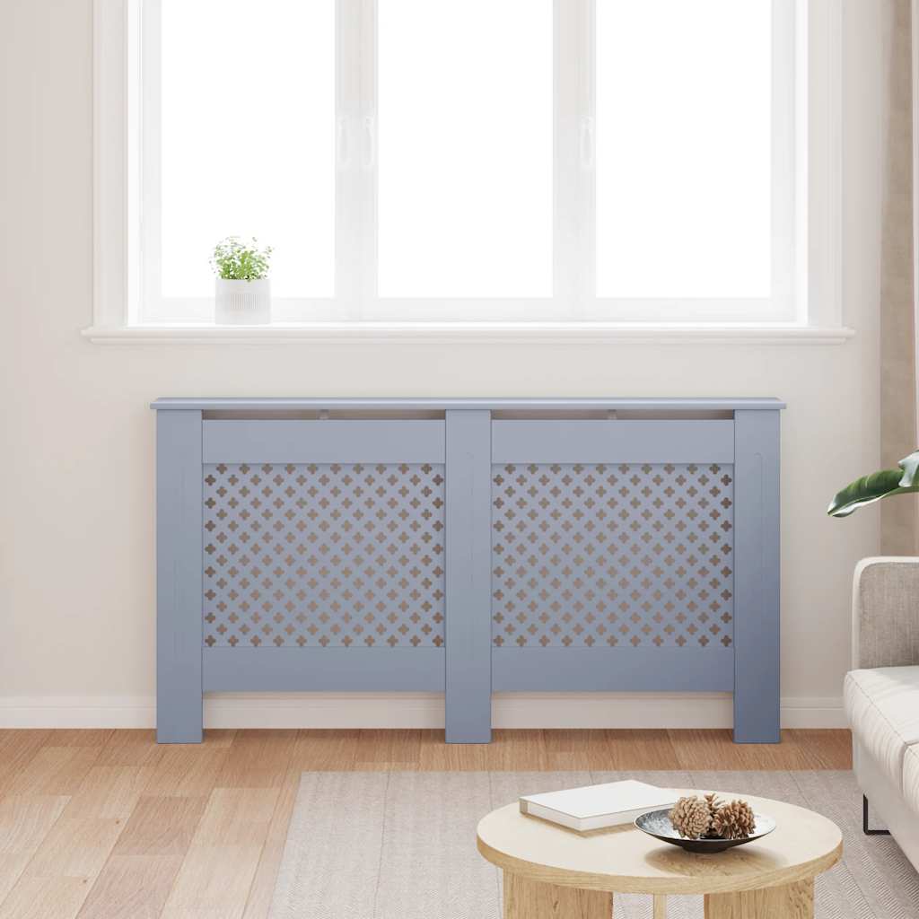 Cobertura de radiador 152x19x81,5 cm MDF antracite