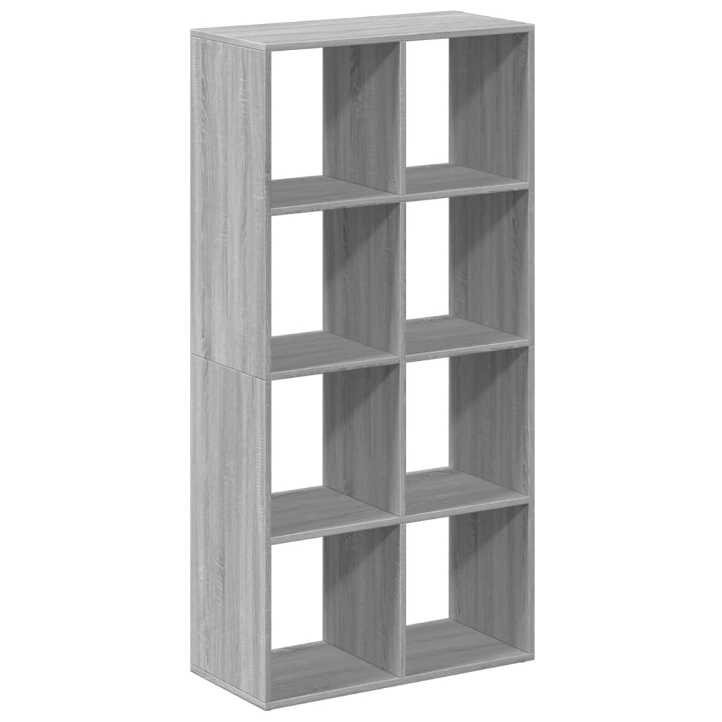 Estante divisória 69,5x29x137,5 cm deriv. madeira cinza sonoma