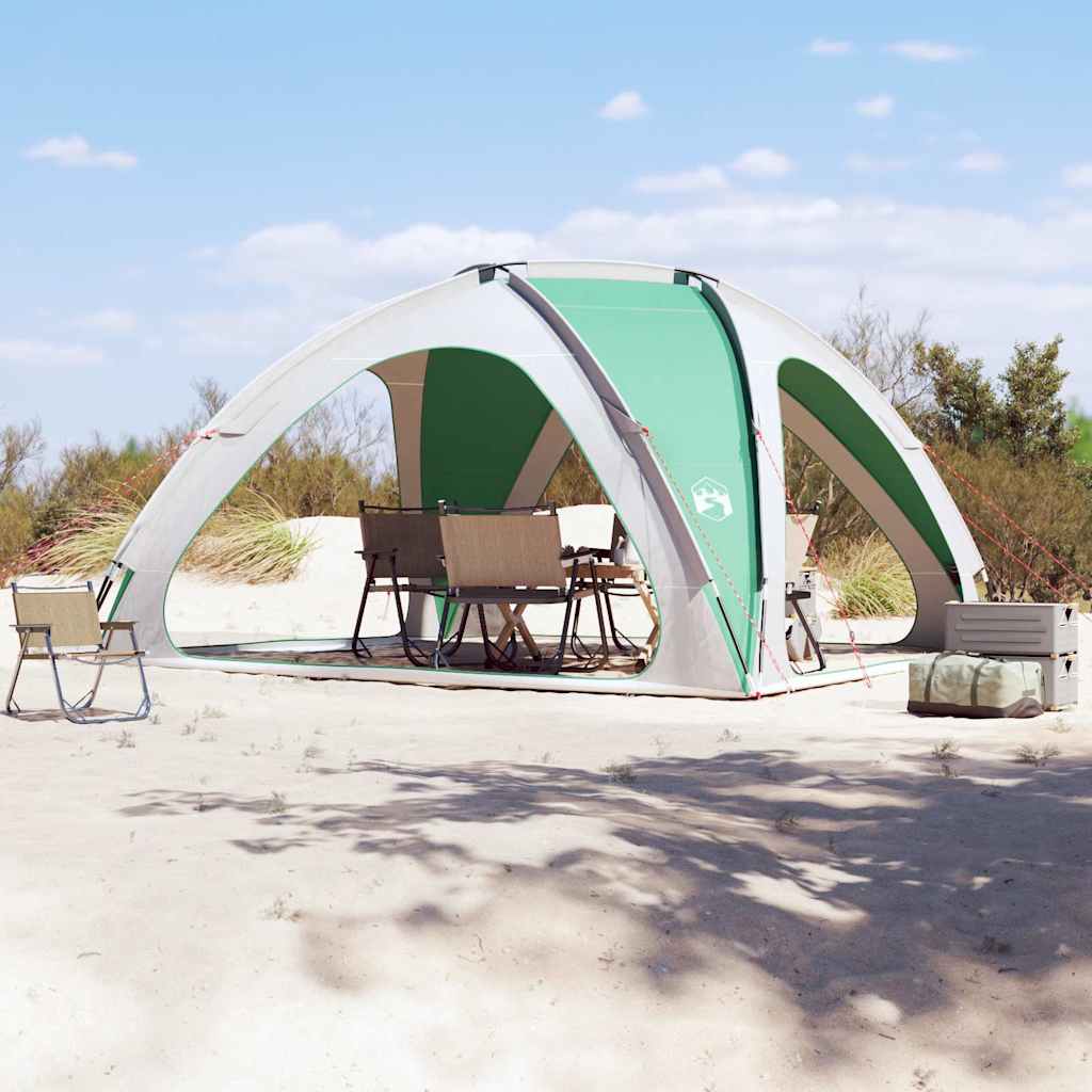 Tenda de festas impermeável verde mar