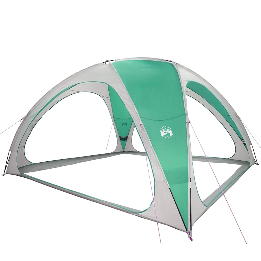 Tenda de festas impermeável verde mar