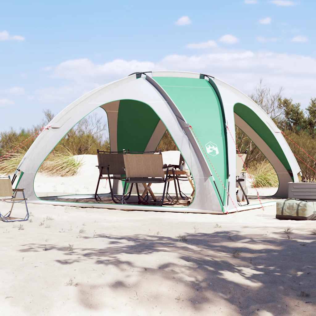 Tenda de festas impermeável verde mar