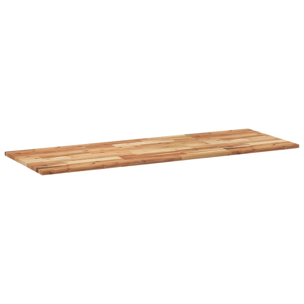 Tampo p/ móvel de wc 120x50x2cm acácia maciça acabamento a óleo