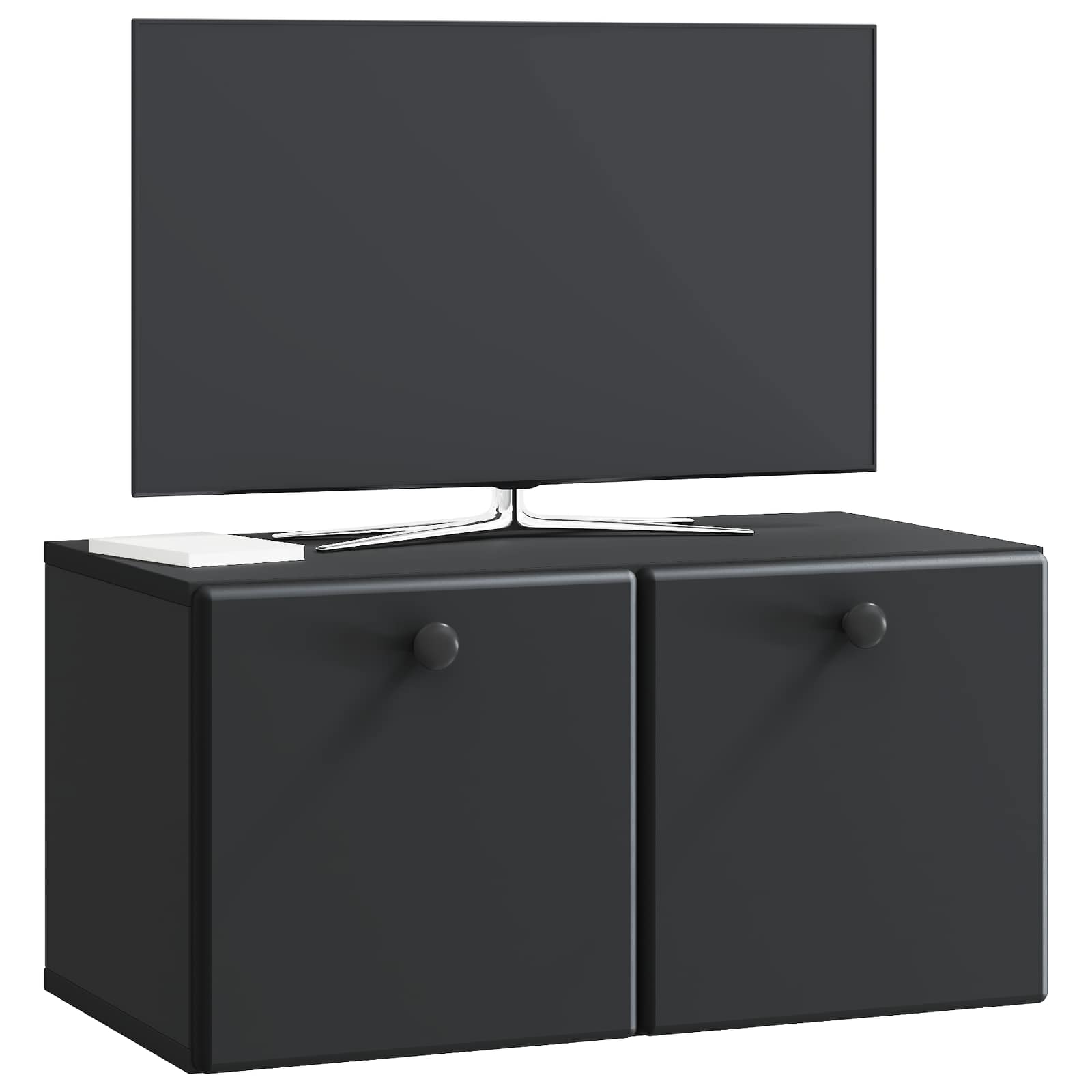 Gabinete de TV de parede 59,5 x 31 x 30 cm preto