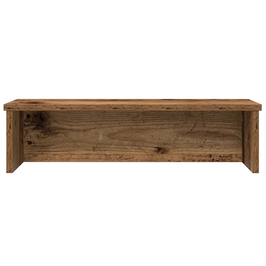 Racks de cozinha empilhável 2 pcs madeira velha 60x15x16 cm