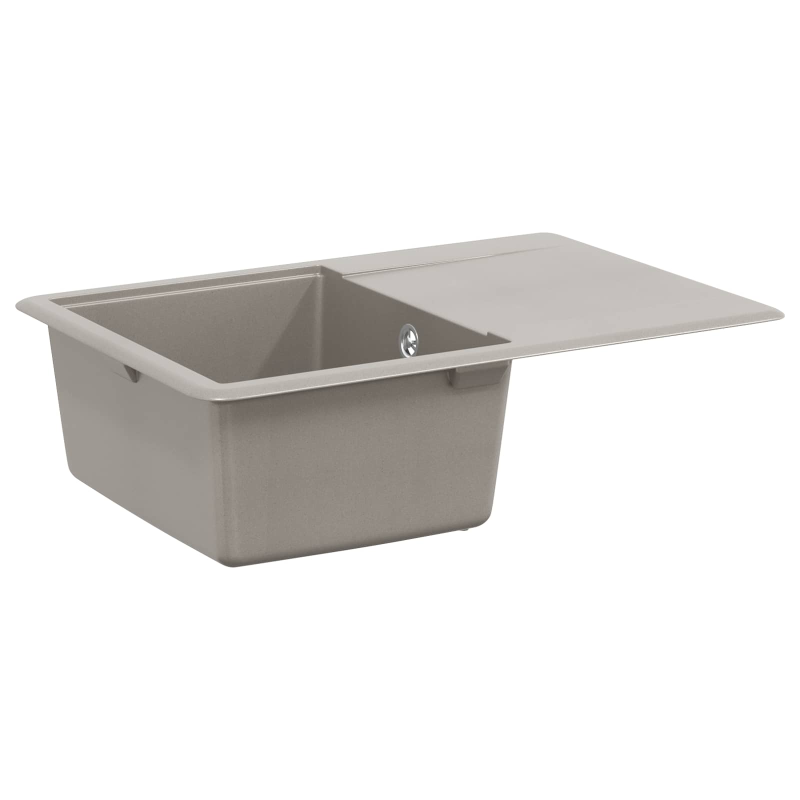 Pia cinzeto 670 x 460 mm 80% quartzo e 20% resina