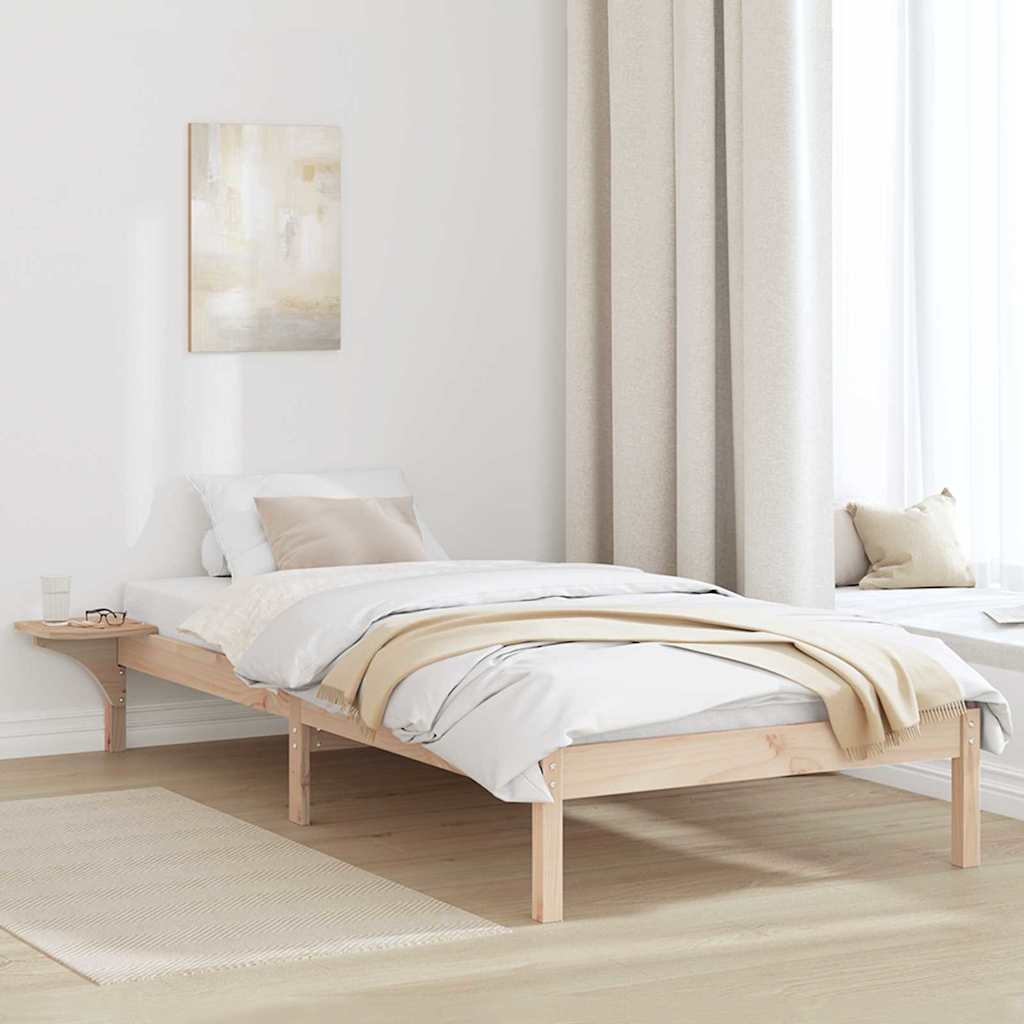 Estrutura da cama natural 100 x 200 cm