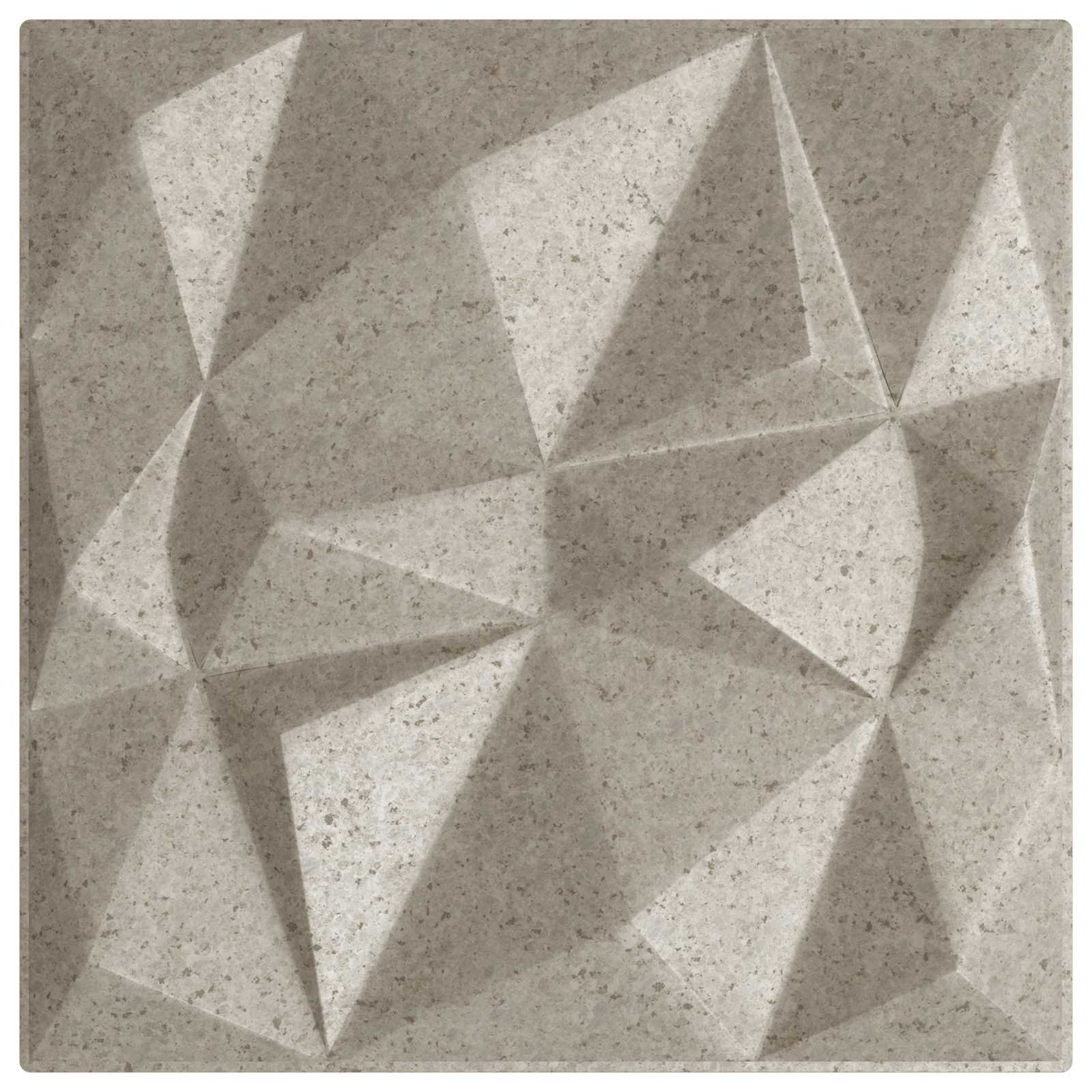 Painéis de parede 12 unid. 50 x 50 cm beton diamante espuma xps