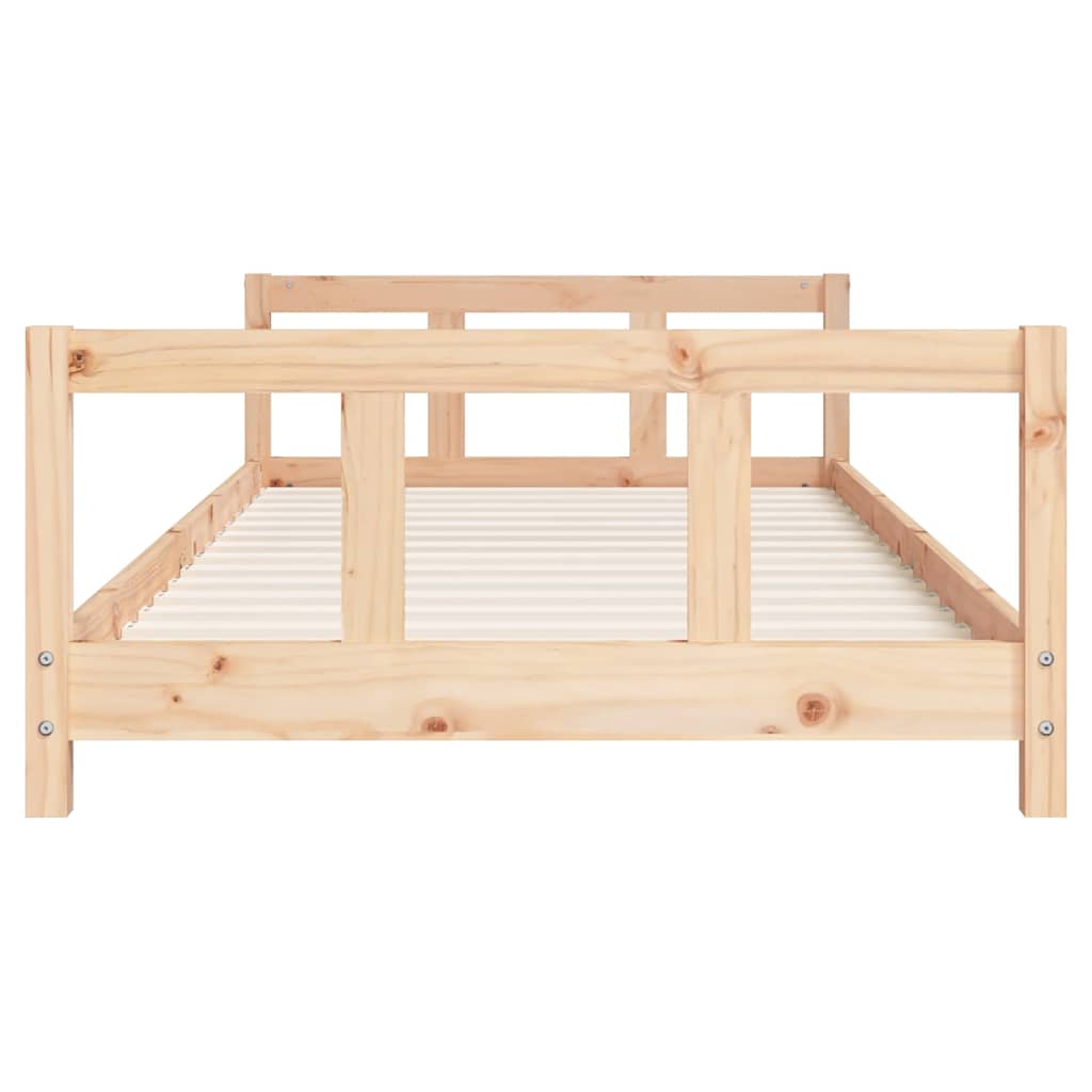 Estrutura de cama infantil 90x200 cm pinho maciço
