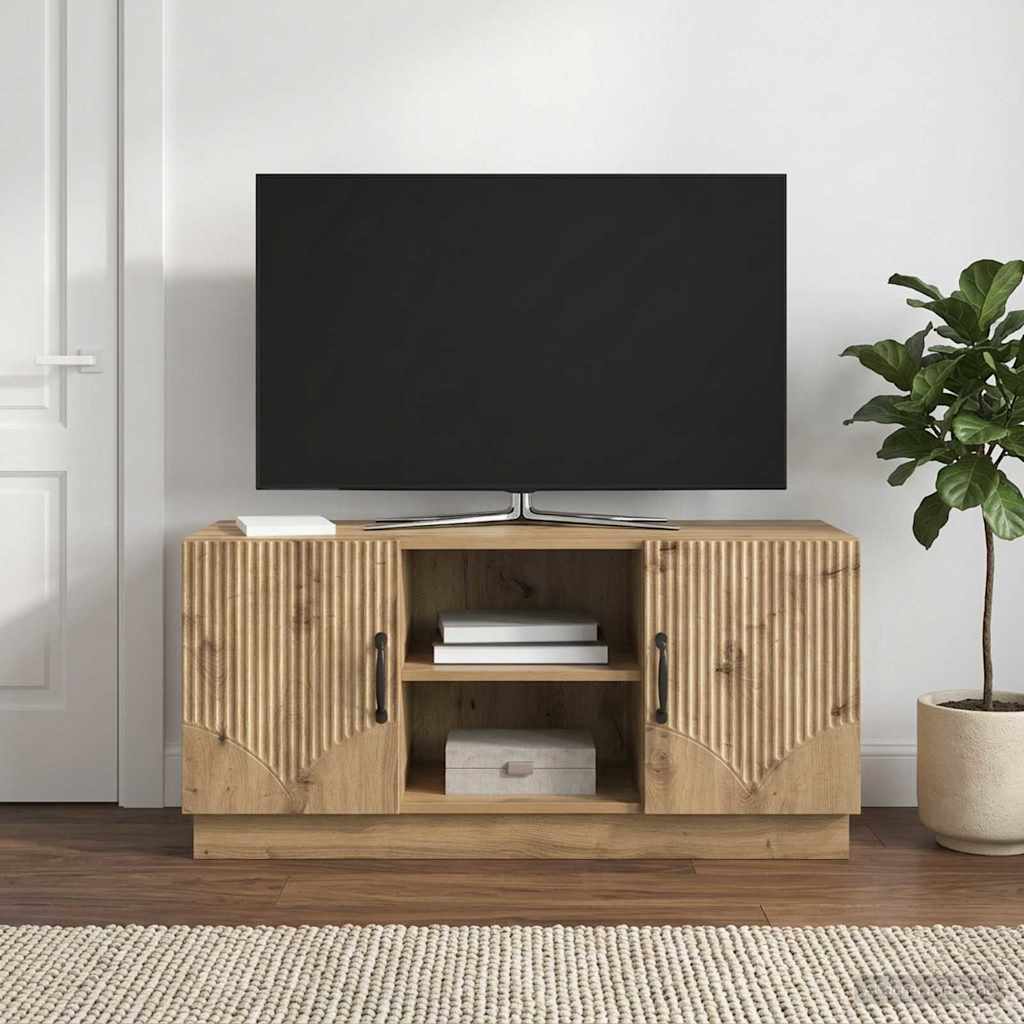 Gabinete para TV 102 x 34,5 x 47 cm carvalho arttisan
