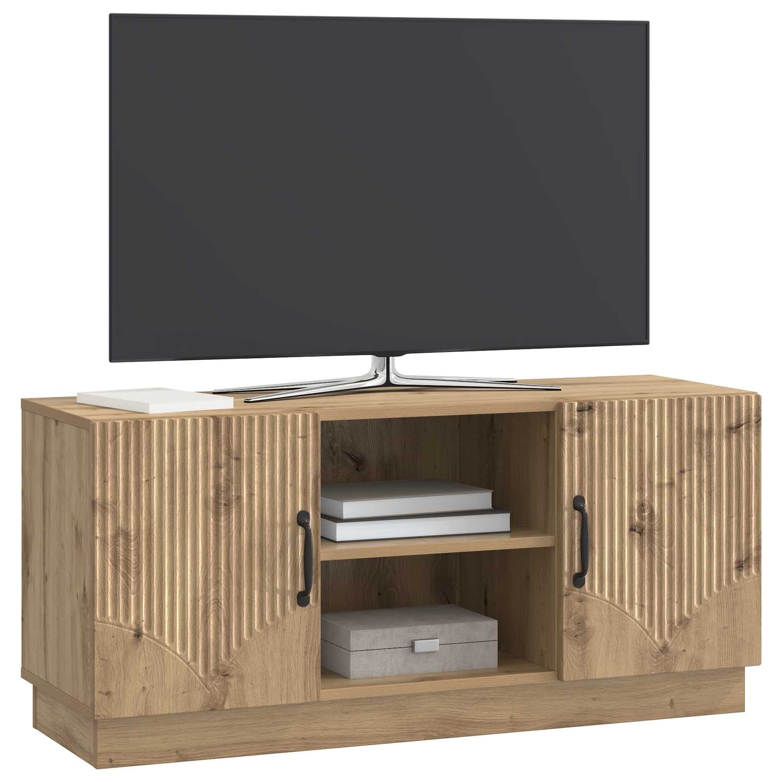 Gabinete para TV 102 x 34,5 x 47 cm carvalho arttisan