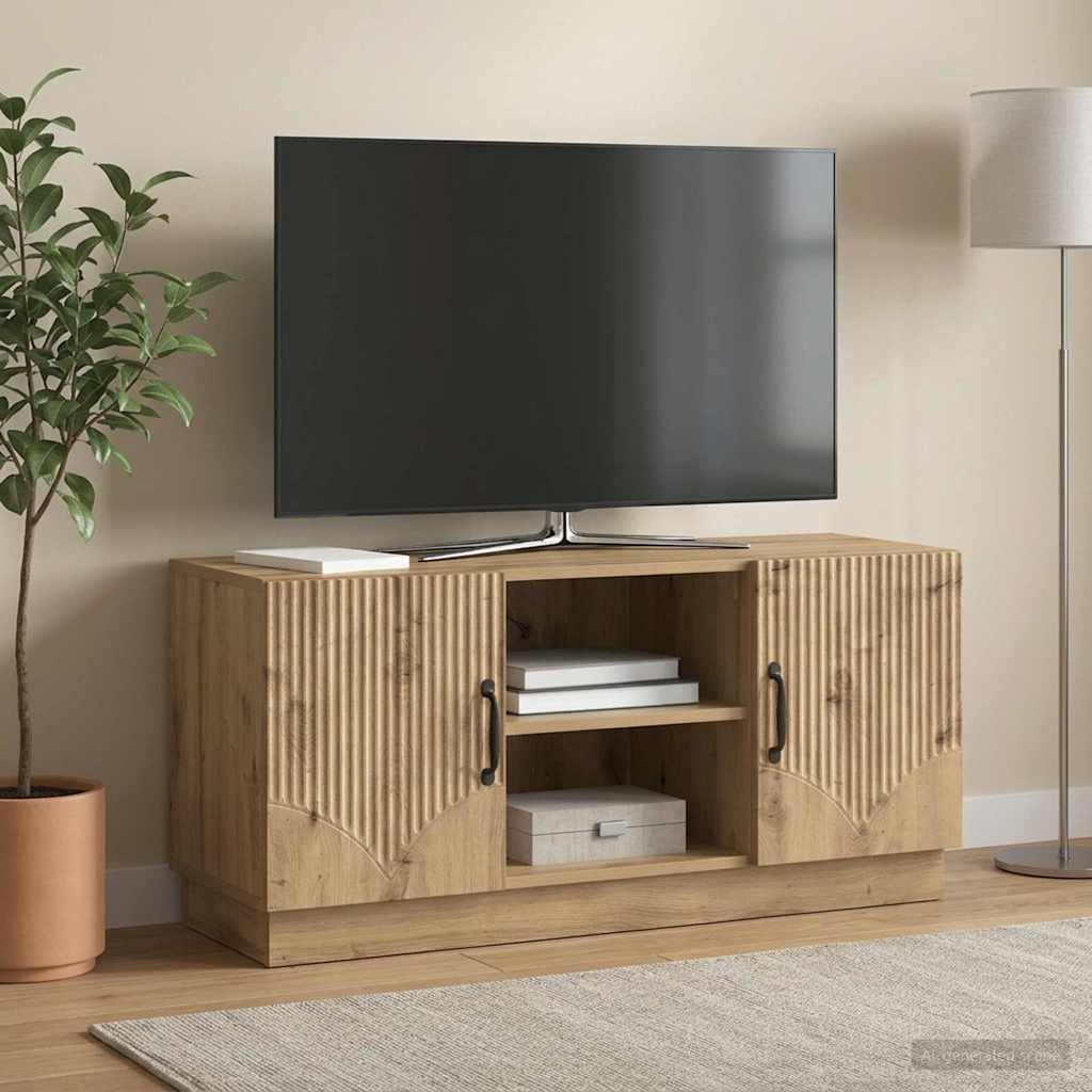 Gabinete para TV 102 x 34,5 x 47 cm carvalho arttisan