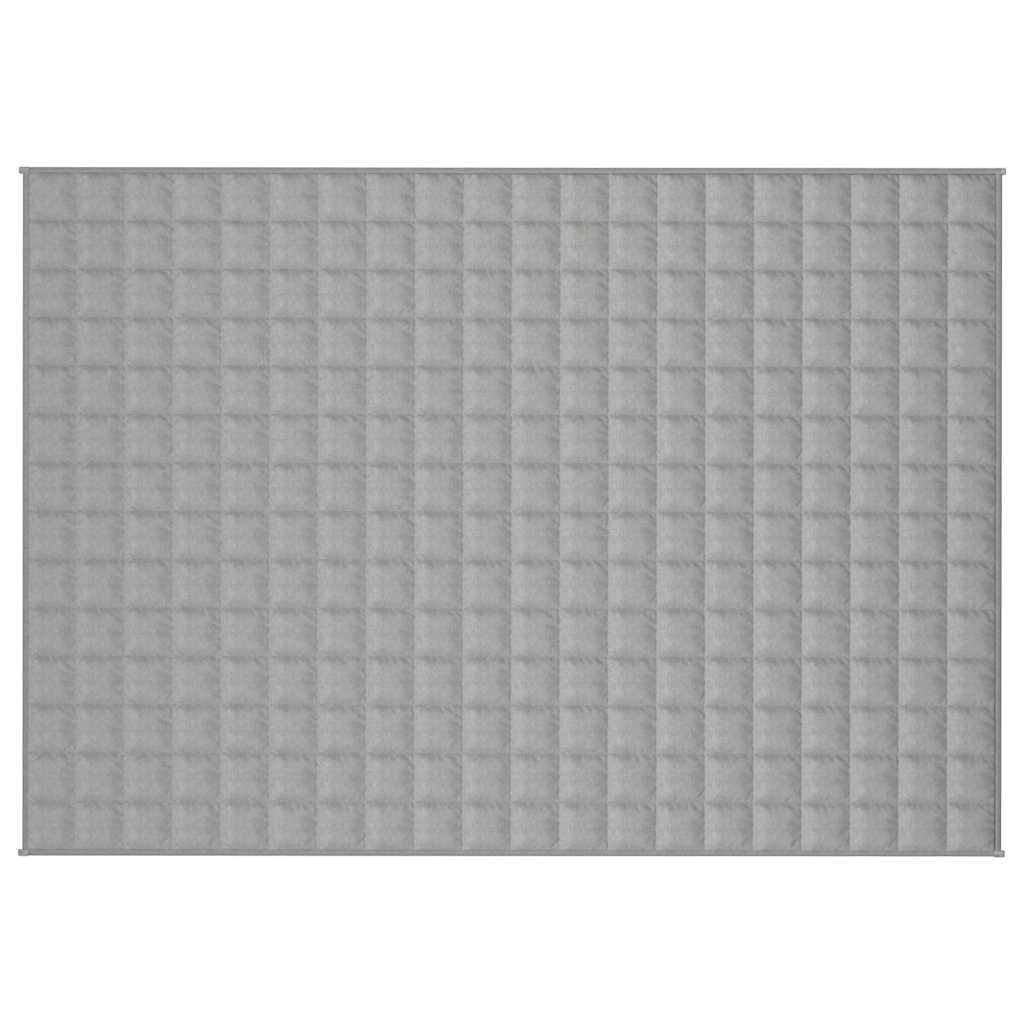 Manta pesada 10 kg 140x200 cm tecido cinza