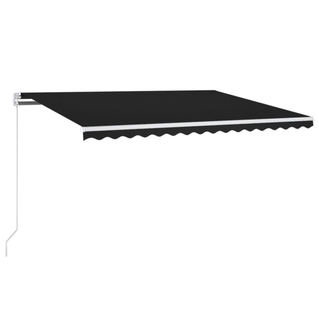 Toldo retrátil manual 400x350 cm antracite