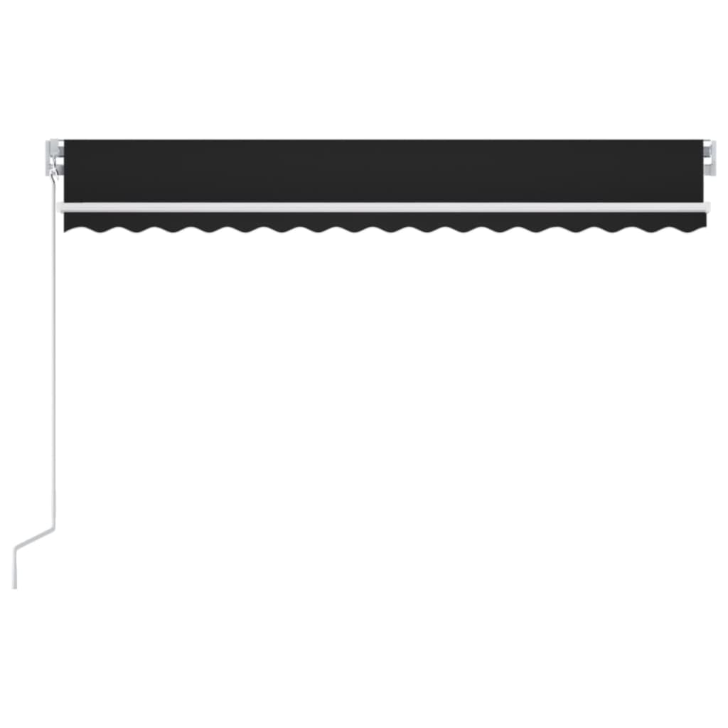 Toldo retrátil manual 400x350 cm antracite