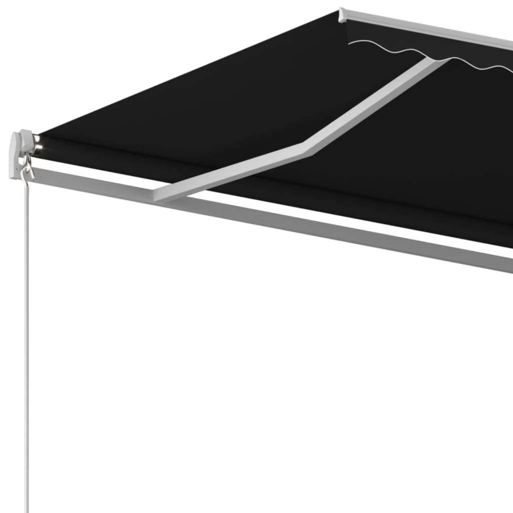 Toldo retrátil manual 400x350 cm antracite