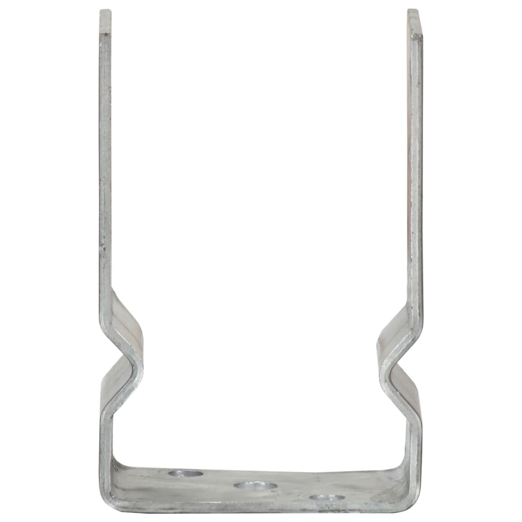 Âncoras de vedação 12 pcs 9x6x15 cm aço galvanizado prateado