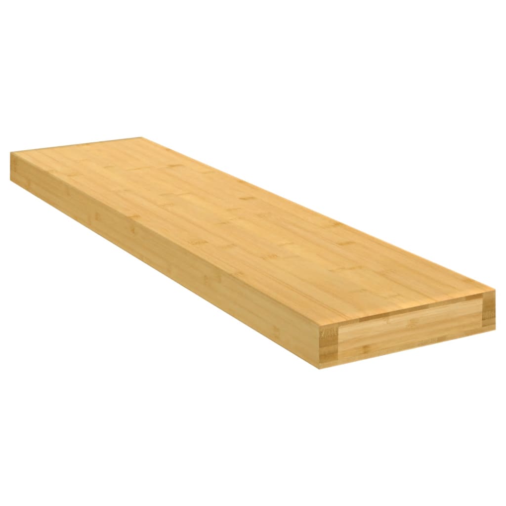 Prateleira de parede 80x20x4cm bambu