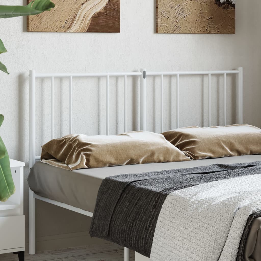 Cabeceira de substituição 135 cm metal branco