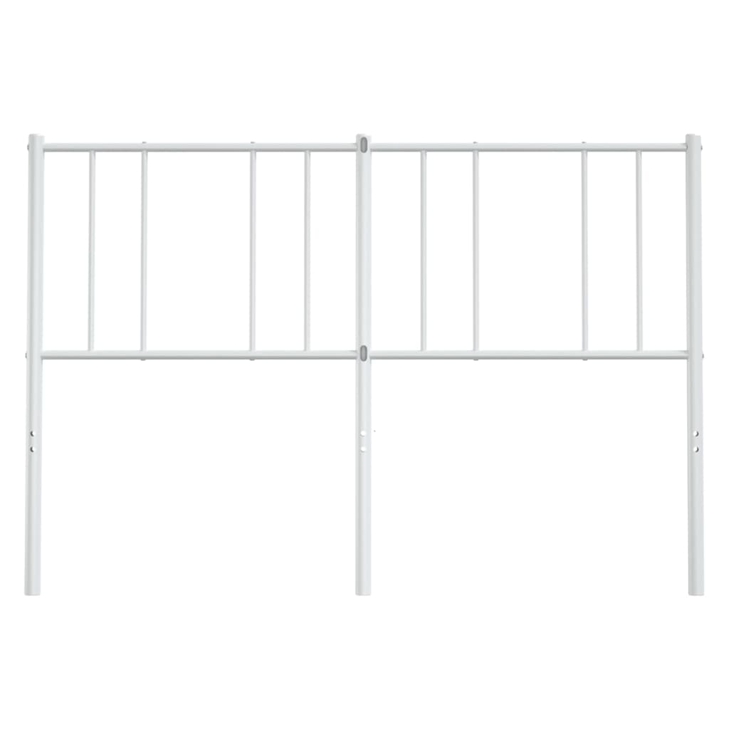 Cabeceira de substituição 135 cm metal branco