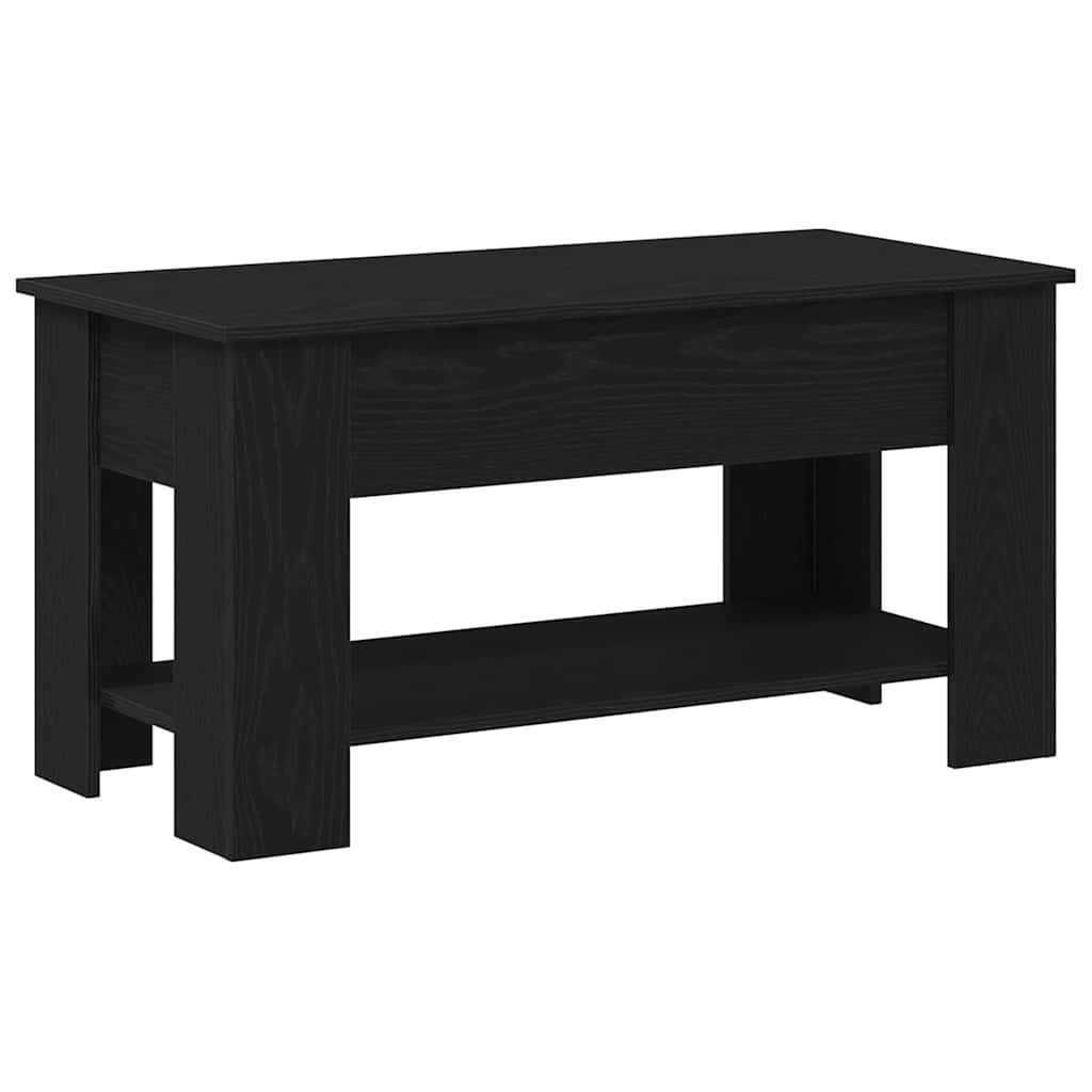 Mesa de centro carvalho preto 101 x 49 x 52 cm