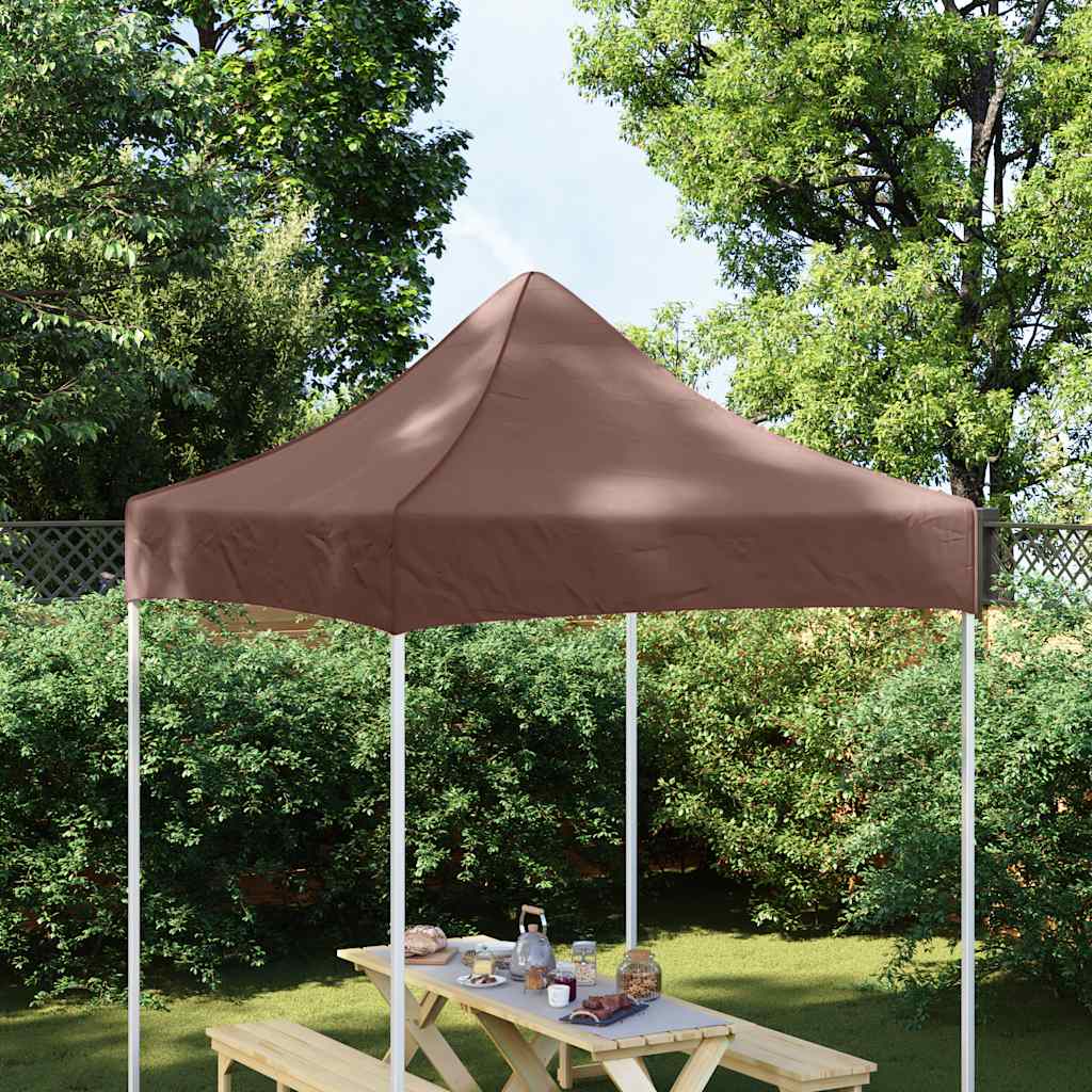 Teto para tenda de festas 2x2 m 270 g/m² castanho