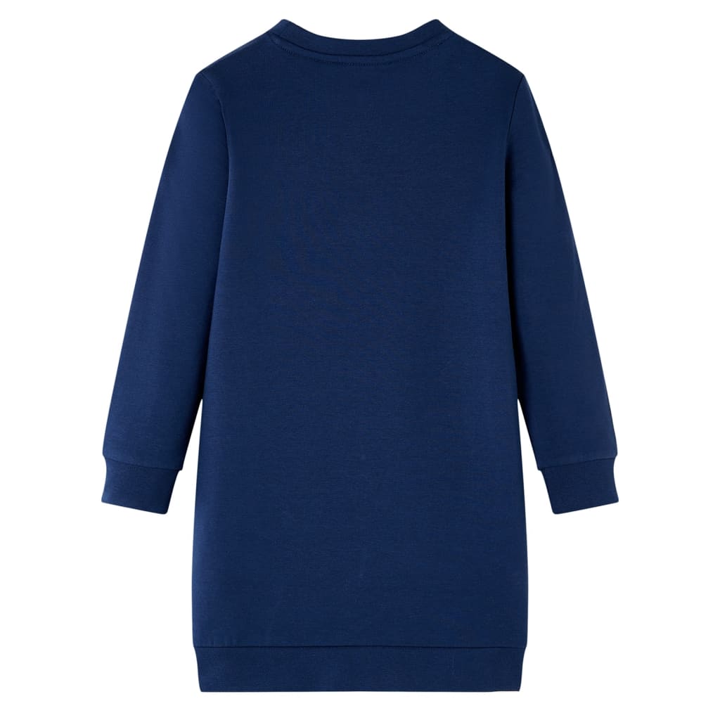 Vestido para criança azul-marinho 92
