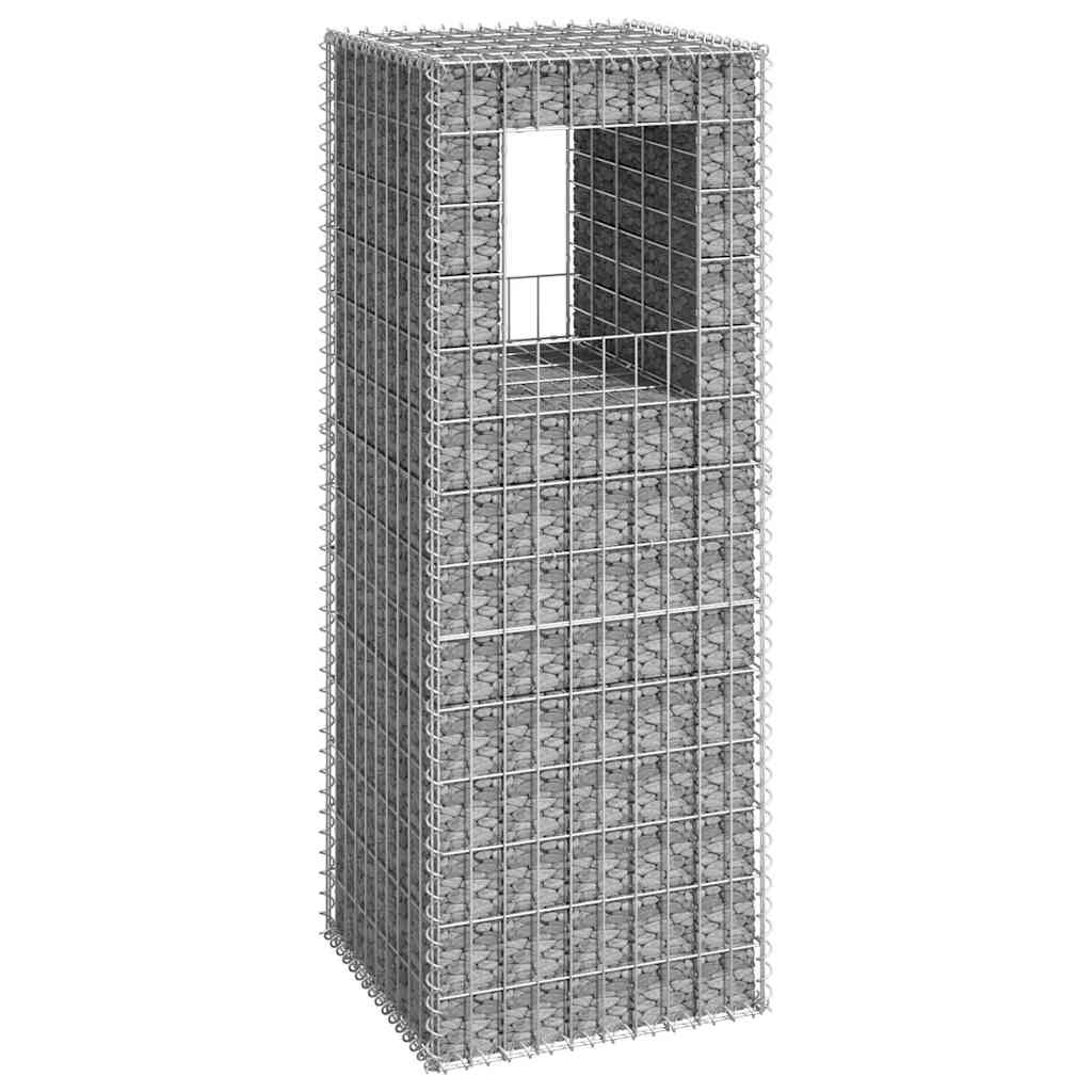 Poste/cesto gabião 50x50x140 cm ferro