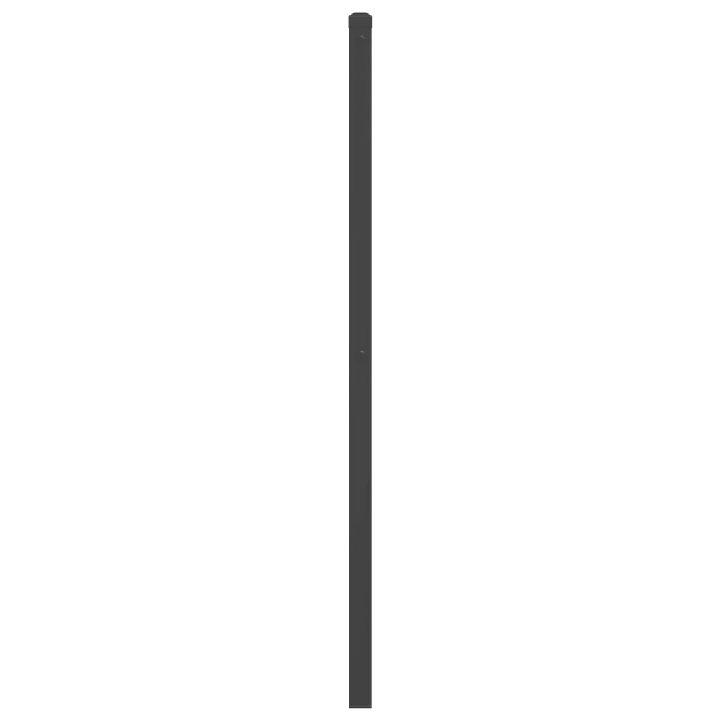 Cabeceira de substituição 180 cm metal preto