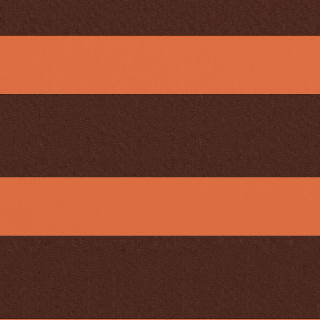 Tela de varanda 120x400 cm tecido oxford laranja e castanho