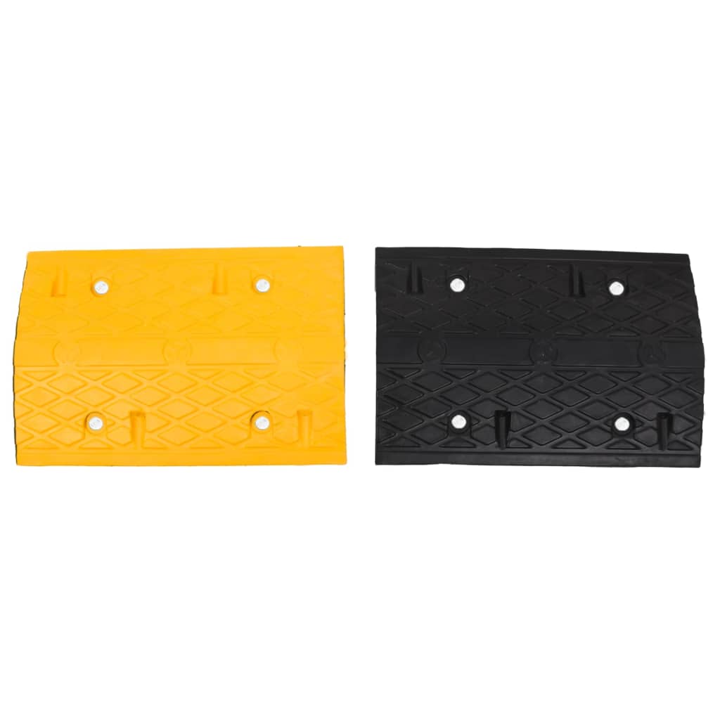 Lomba 517x32,5x4 cm borracha preto e amarelo
