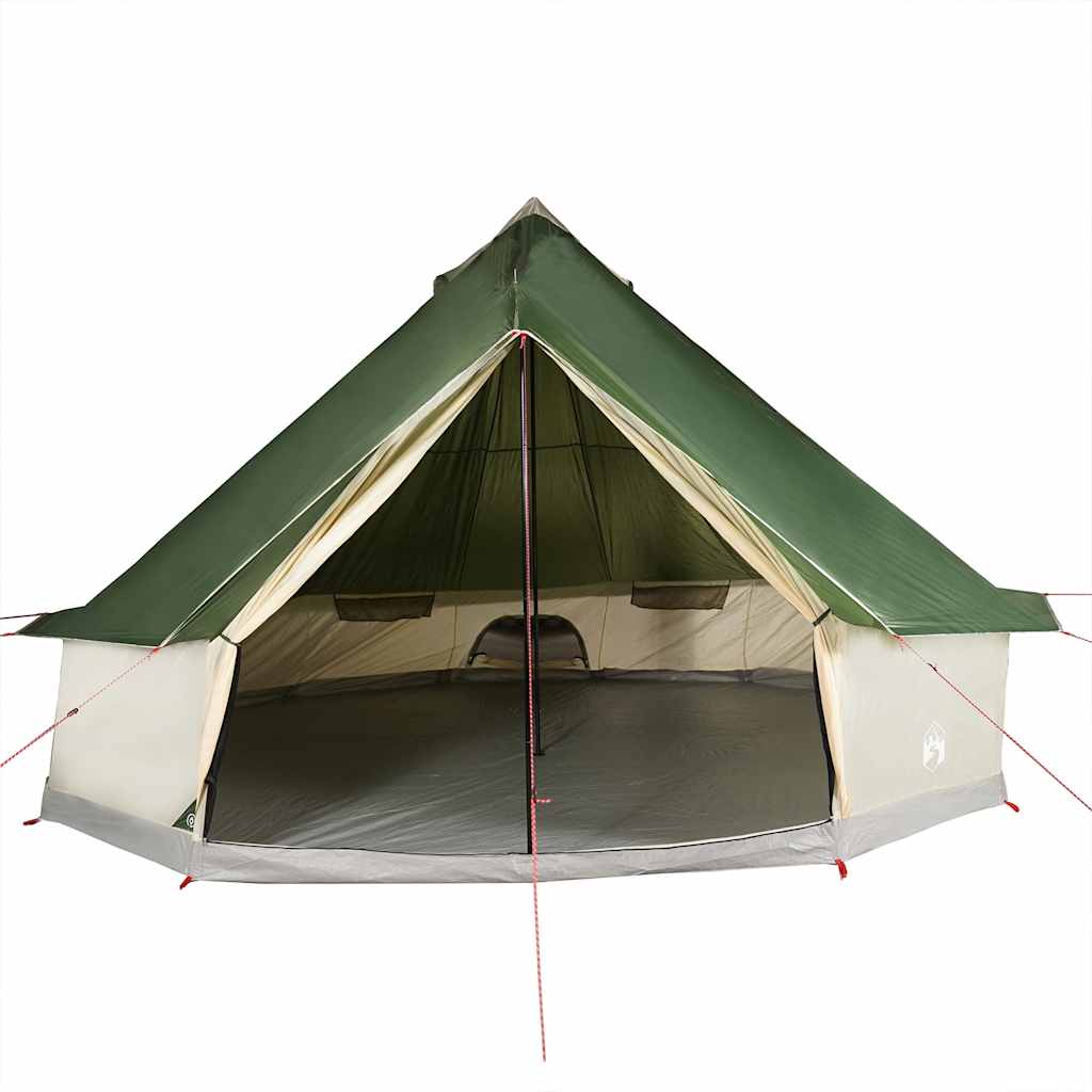 Tenda familiar tipi para 6 pessoas impermeável verde