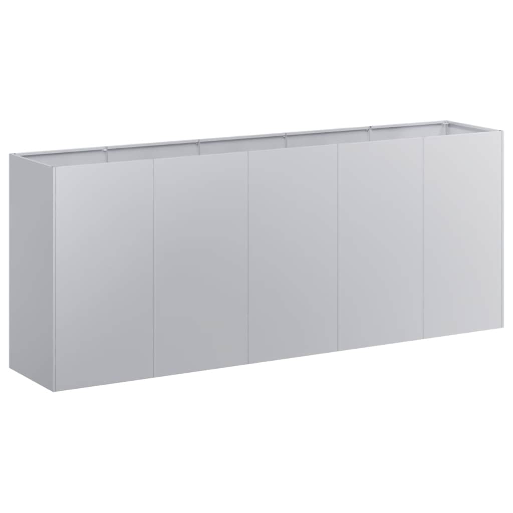 Planter 200x40x80 cm aço galvanizado