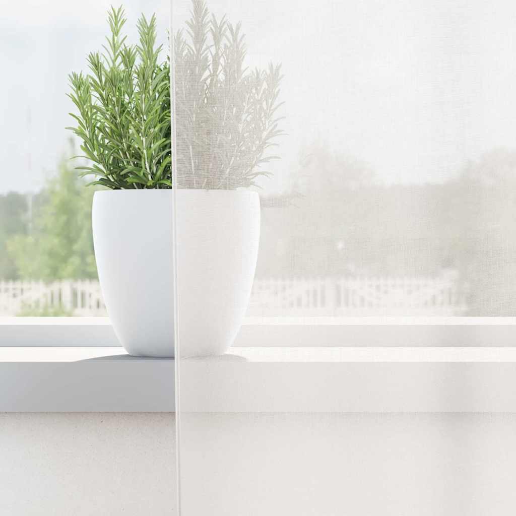 Cortinas de voile com laços 2 pcs branco 140x225 cm