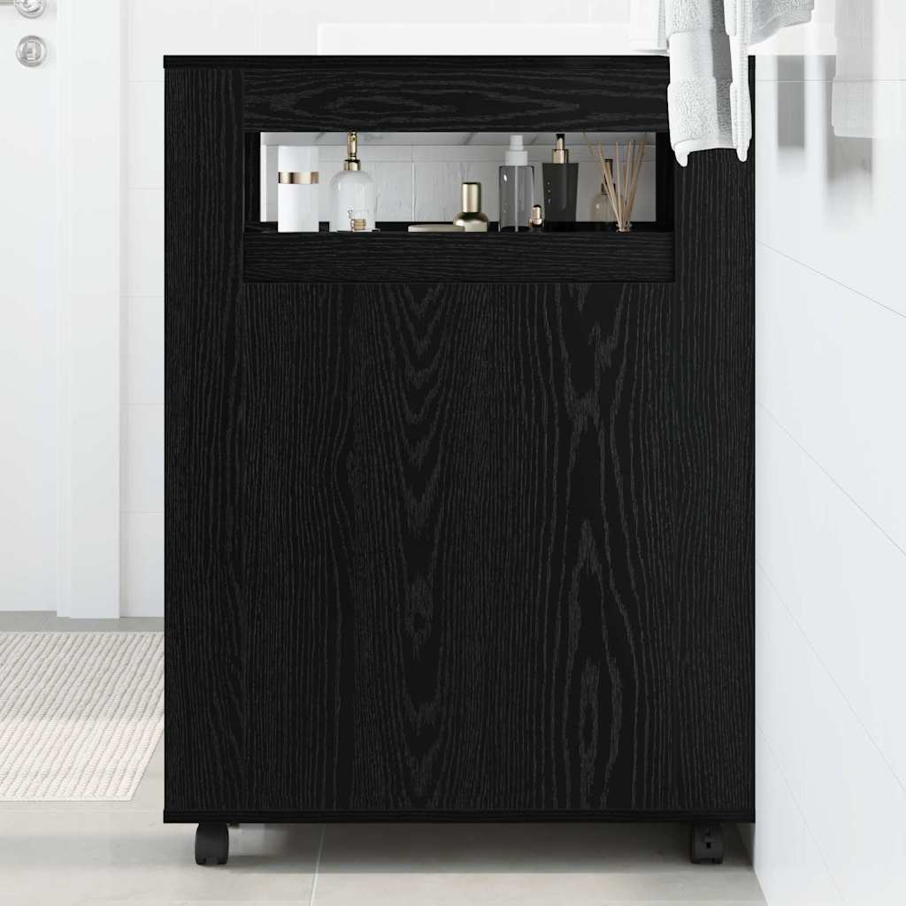 Conjunto de móveis para banheiro 65 x 23 x 87 cm carvalho preto