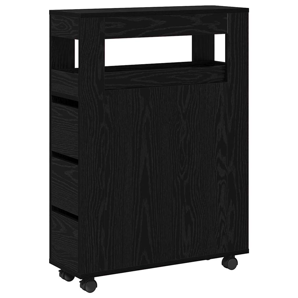 Conjunto de móveis para banheiro 65 x 23 x 87 cm carvalho preto