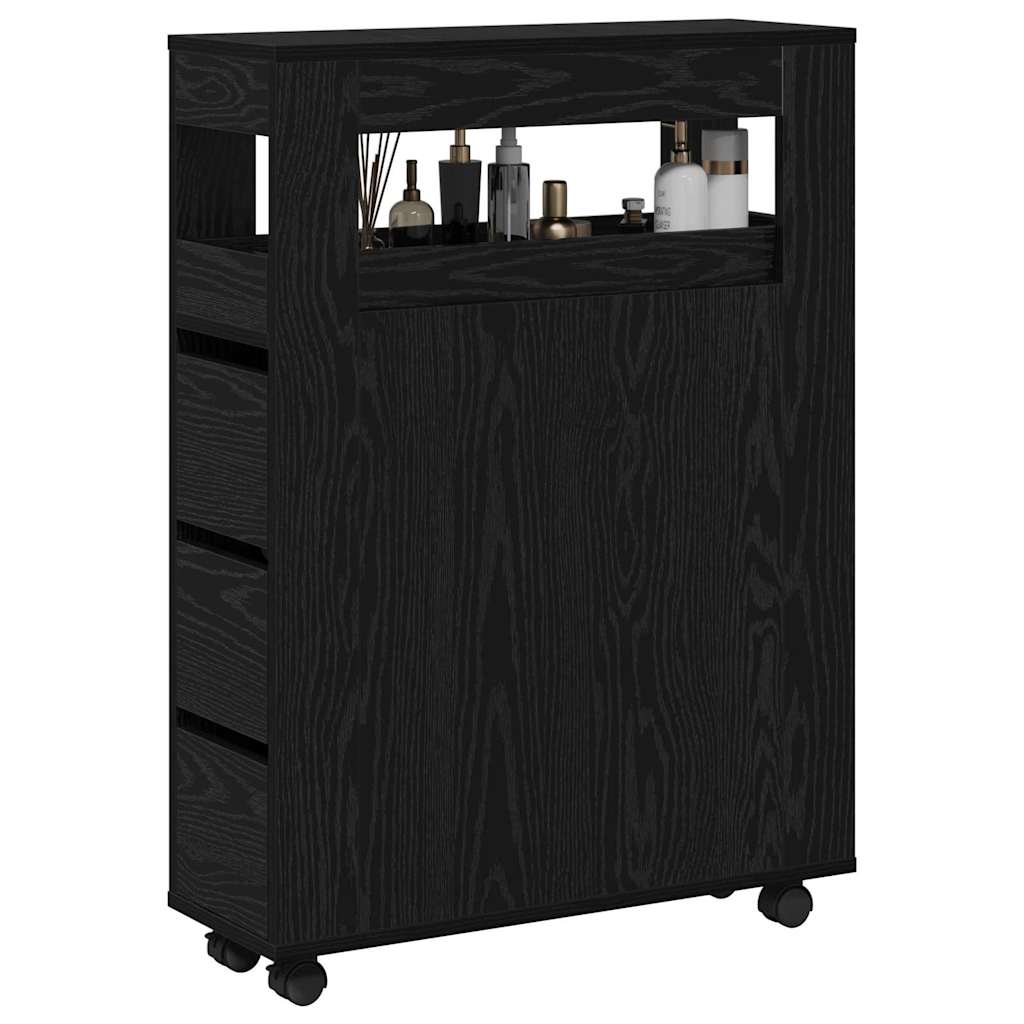 Conjunto de móveis para banheiro 65 x 23 x 87 cm carvalho preto