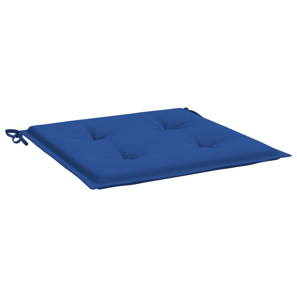 Almofadões p/ cadeiras jardim 6 pcs 50x50x4 cm oxford azul real