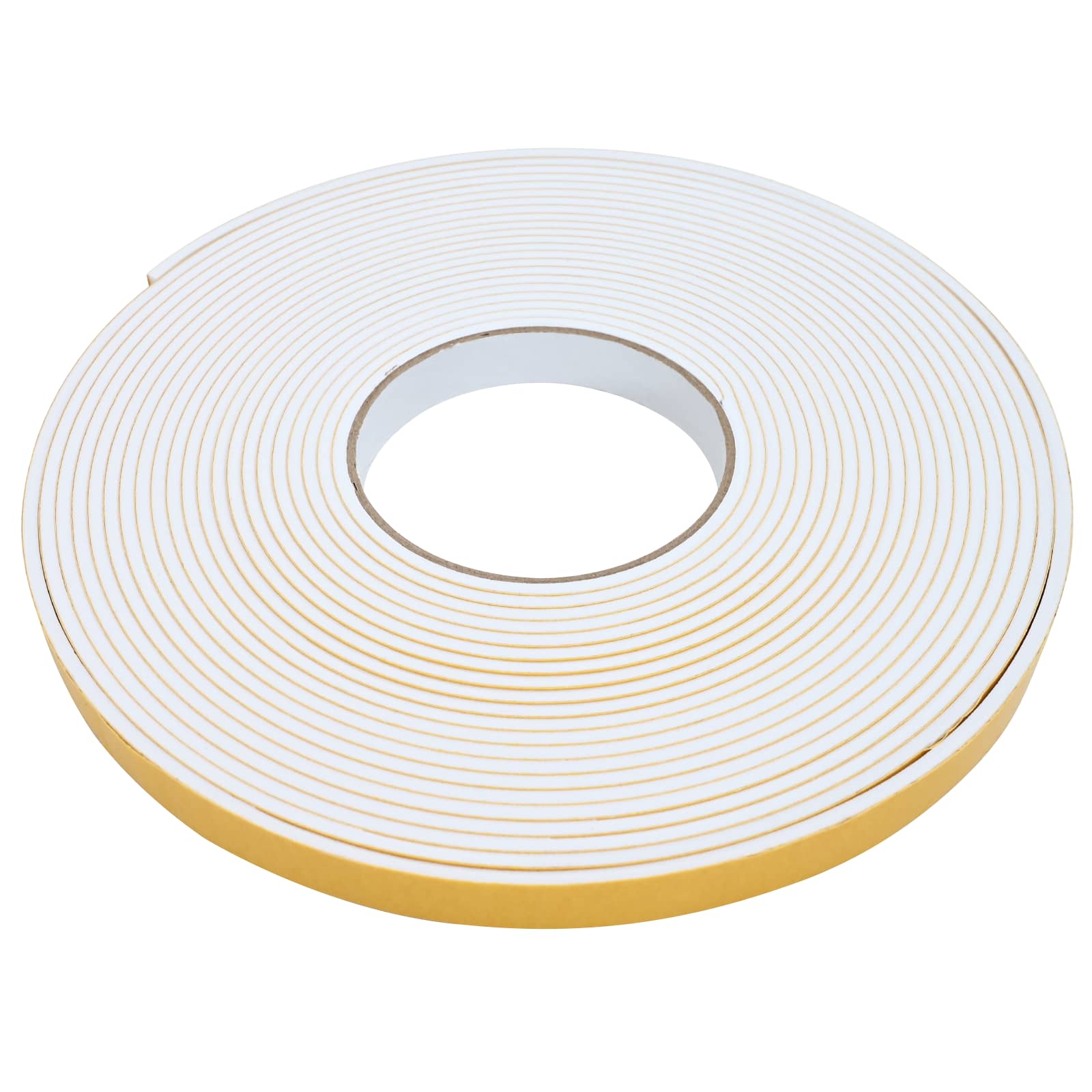 Fita de espuma autoadesiva 5 unid. branco 15mm x 10m espuma cr