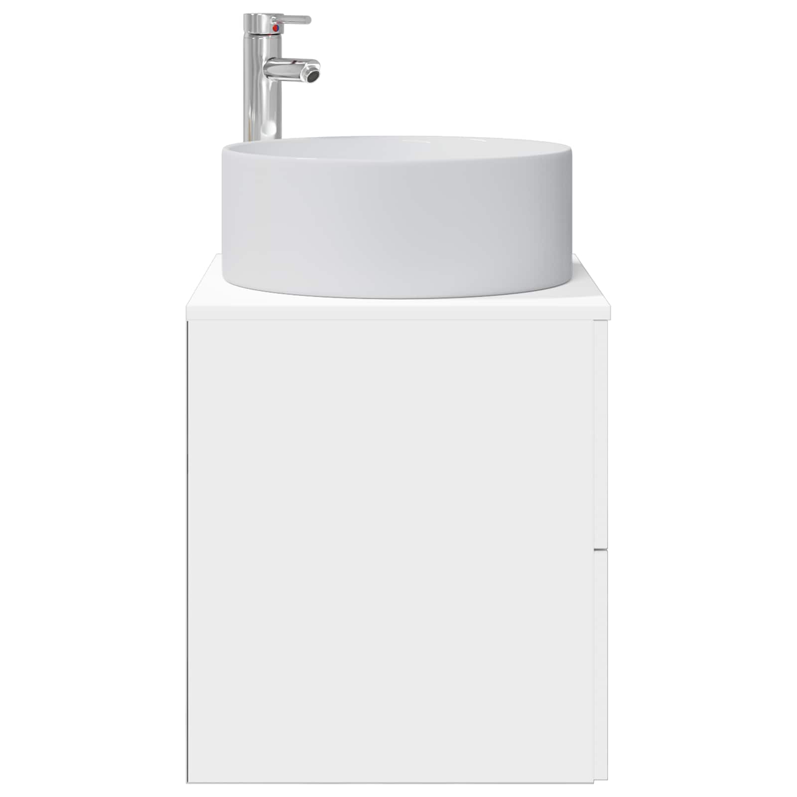 Vaidade com pia suspensa branco 49,5 x 44,5 x 65,5 cm