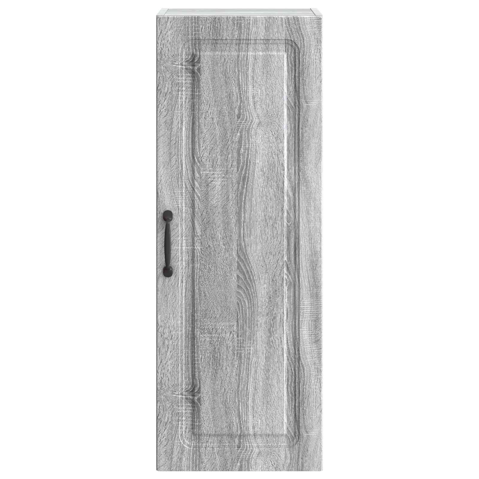 Armário de parede sonoma cinzento 33 x 34,5 x 90 cm