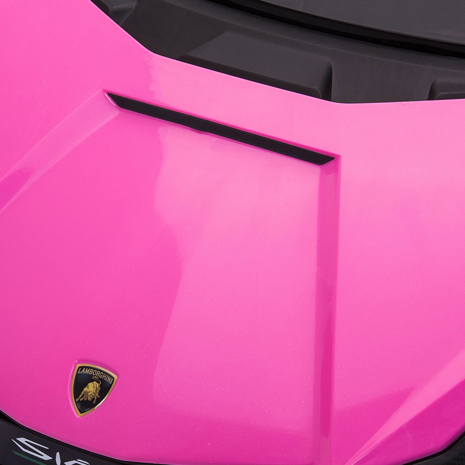 Carro Elétrico Lamborghini SIAN 12V para Crianças de 3-8 anos com Controle Remoto Abertura da Porta Música MP3 USB e Faróis 108x