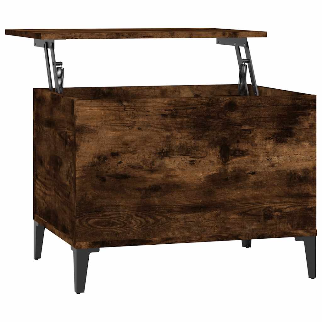Mesa de centro 60x44,5x45 cm derivados madeira carvalho fumado