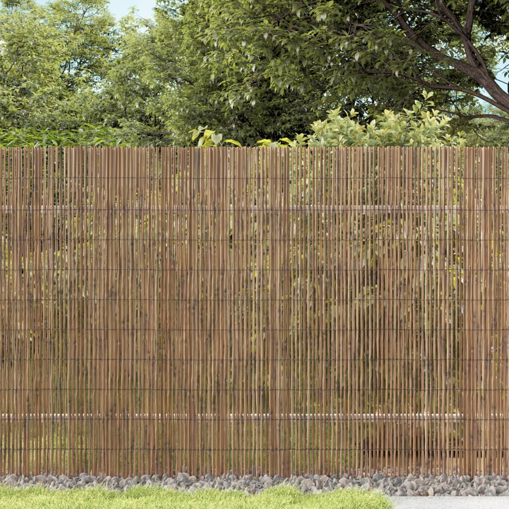 Vedação de jardim 300x100 cm cana