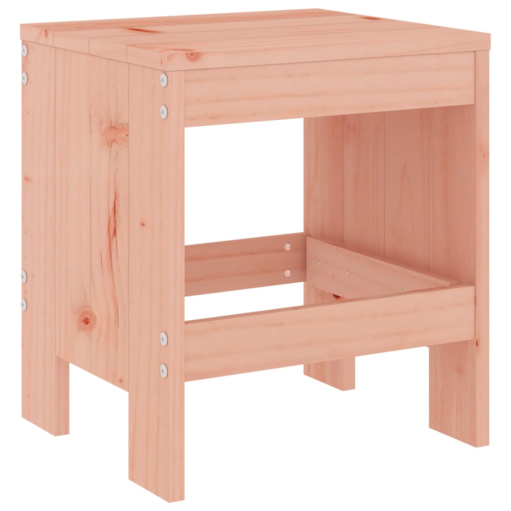 17 Pcs conjunto de jantar para jardim madeira de douglas maciça