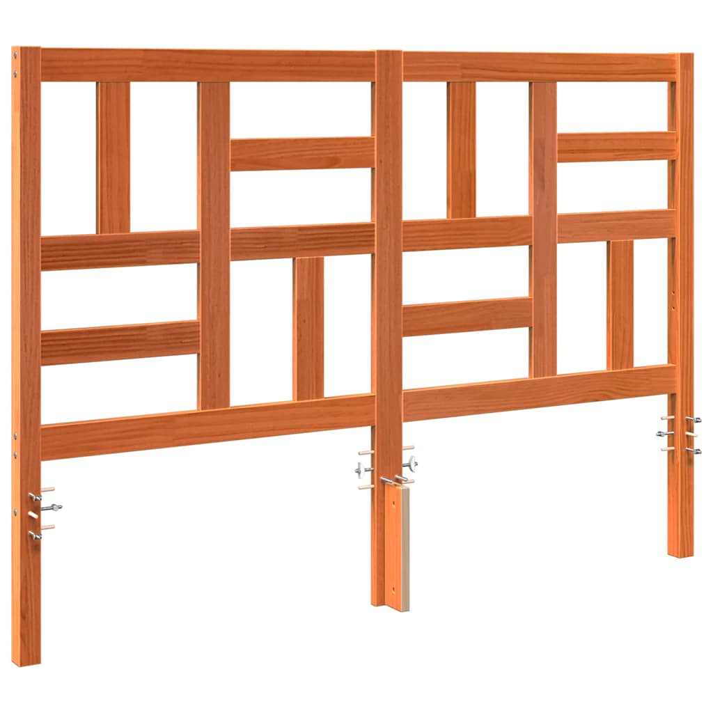 Cabeceira de cama com cabeceira marrom cera 145,5 x 4 x 104 cm