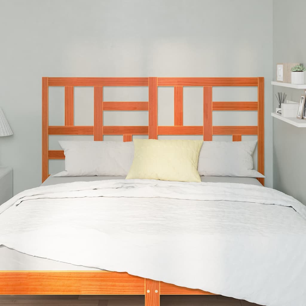 Cabeceira de cama com cabeceira marrom cera 145,5 x 4 x 104 cm