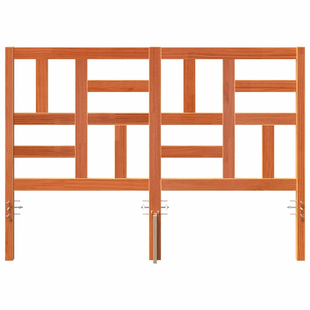 Cabeceira de cama com cabeceira marrom cera 145,5 x 4 x 104 cm