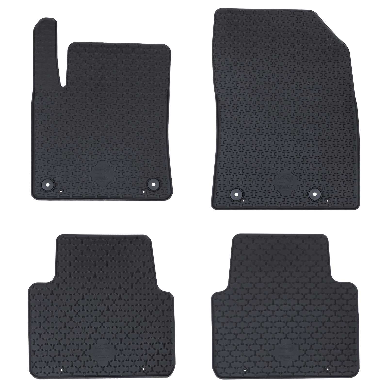 Tapete de carro 4 unid. adequado para citroen c3 aircross 2017-